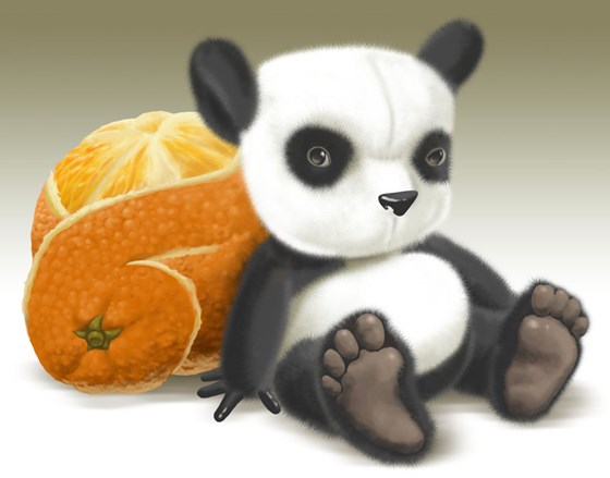 Digital graphics: Панда