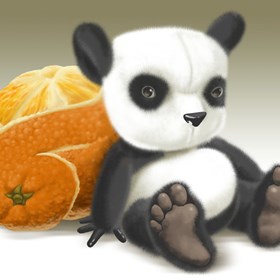 Digital graphics: Панда